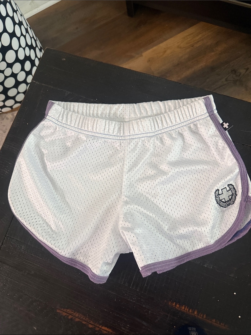 Andrew Christian White Mesh Athletic Shorts